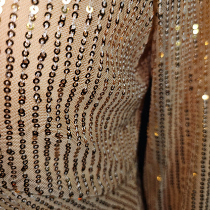 Glimmering Dreams One-Shoulder Dress: Shine Like a Star