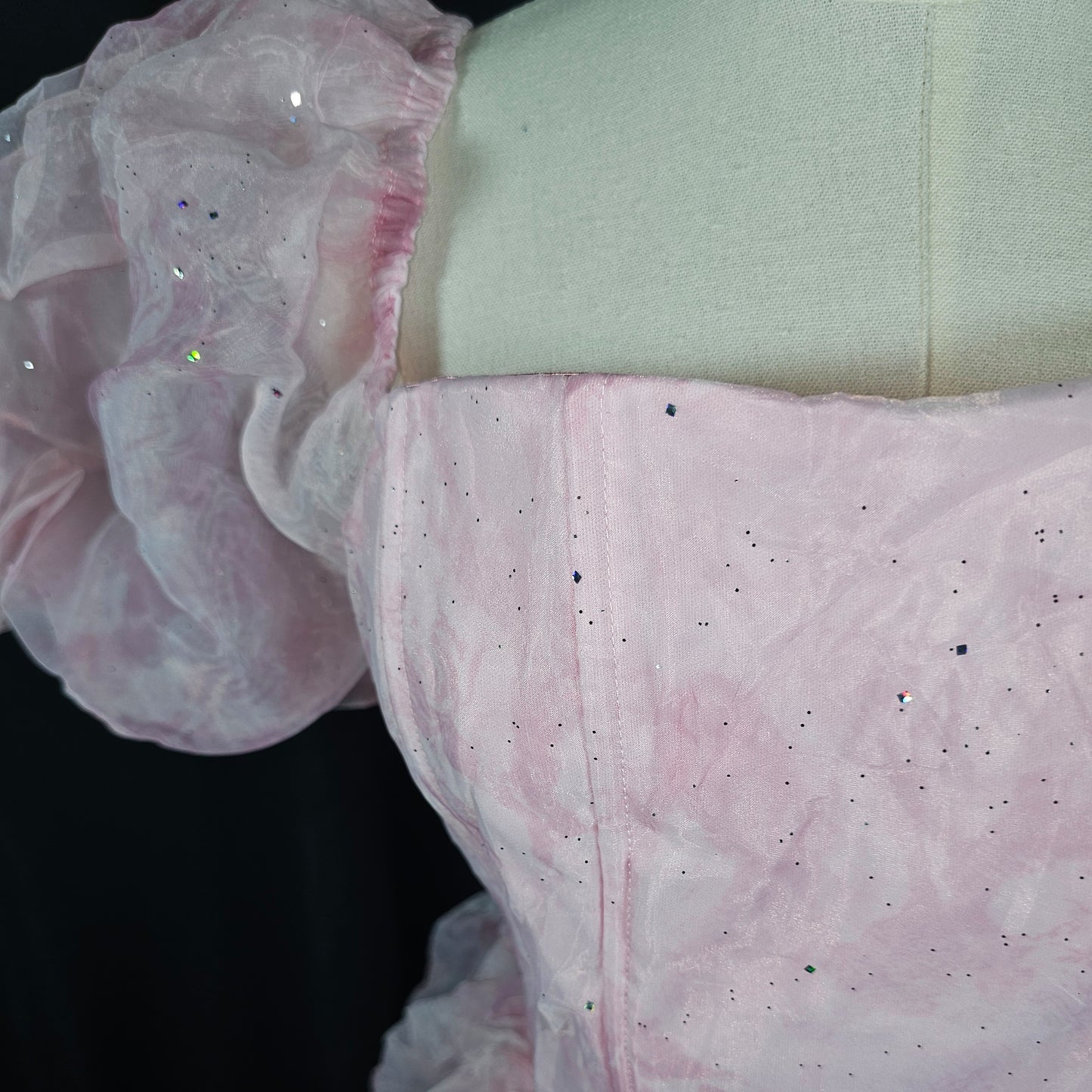 Whimsical Pink Puff Princess Dress
