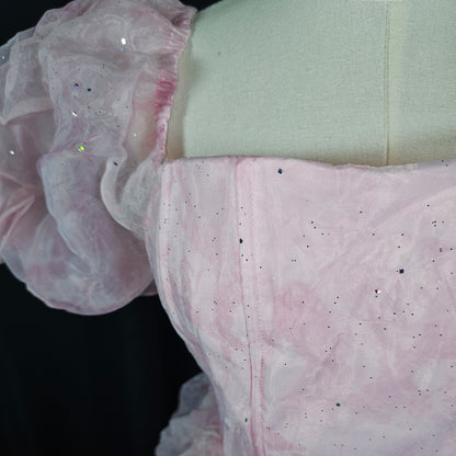 Whimsical Pink Puff Princess Dress