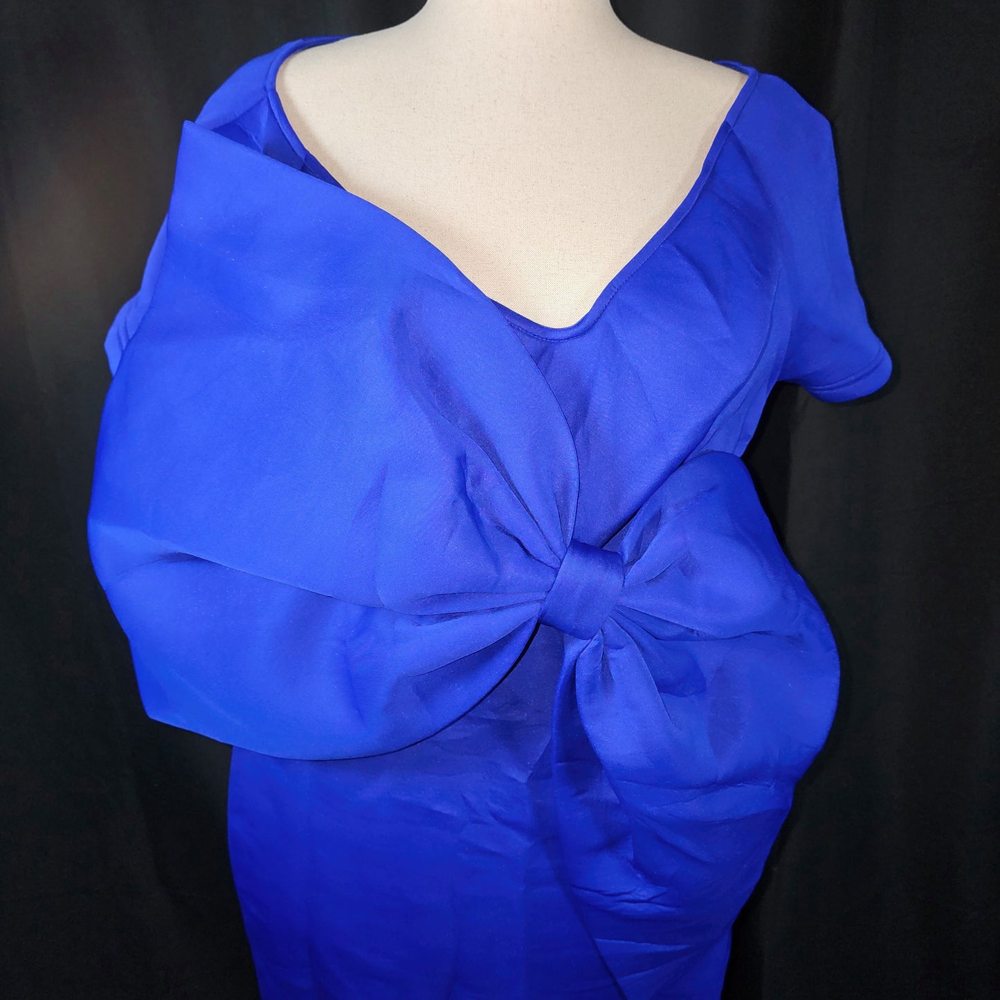 Royal Blue Majesty: The Dress That Commands Attention