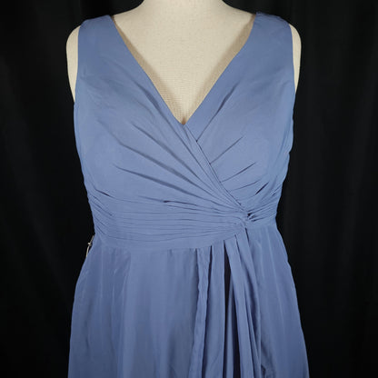 Serenity Slate Maxi Dress: Flow with a Twist!