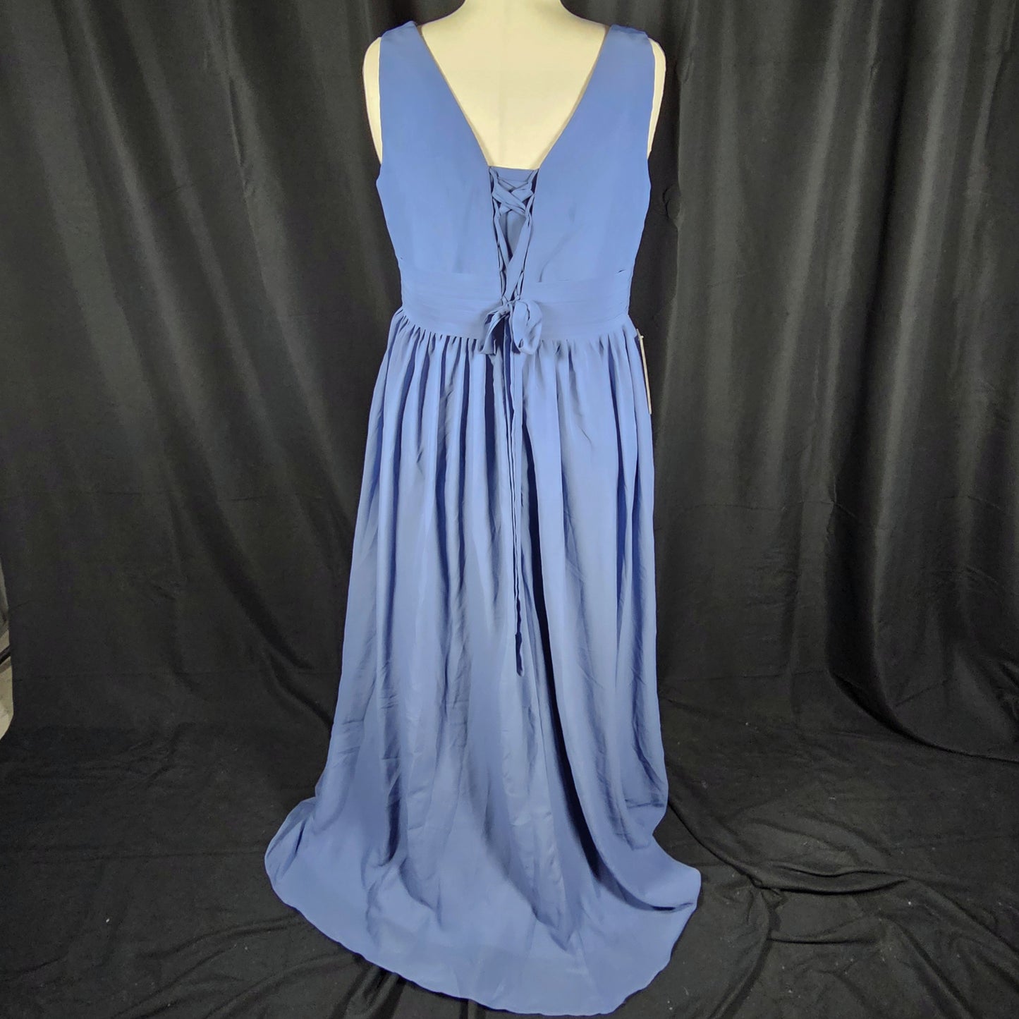 Serenity Slate Maxi Dress: Flow with a Twist!
