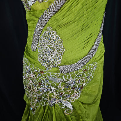 Lime Luxe: The Gleeful Glam Gown