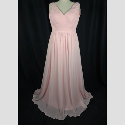 Dreamy Pink Chiffon Gown: Vibrant Allure for Every Occasion