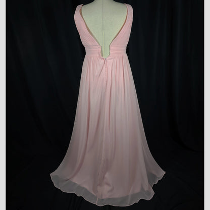 Dreamy Pink Chiffon Gown: Vibrant Allure for Every Occasion