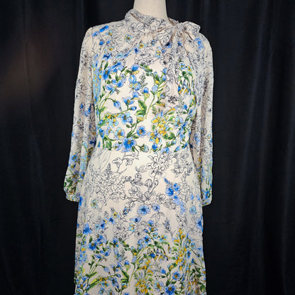 Maggie London Garden Party Delight: Floral Dress with a Twist