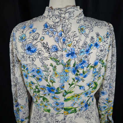 Maggie London Garden Party Delight: Floral Dress with a Twist