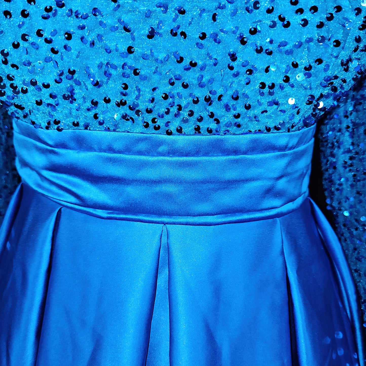 Sparkle & Shine: The Blue Diva Evening Dress