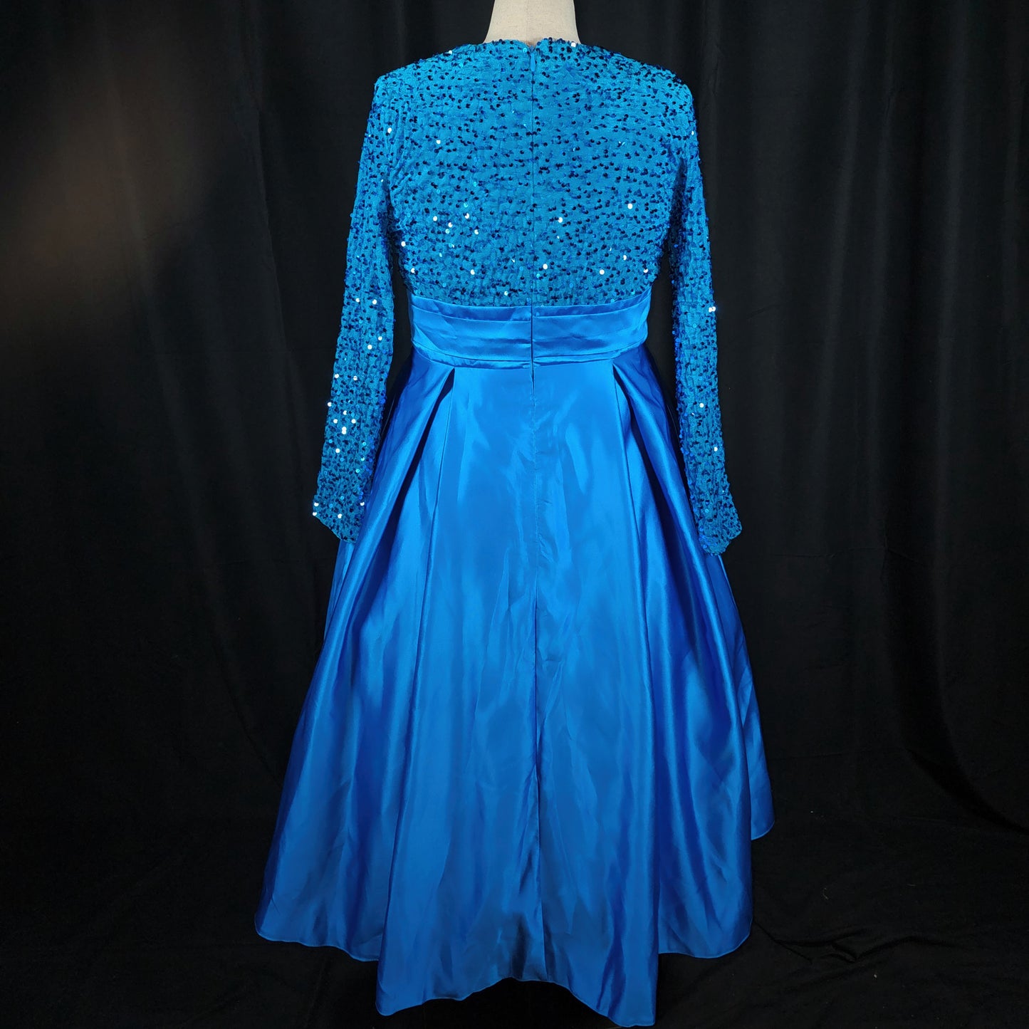 Sparkle & Shine: The Blue Diva Evening Dress