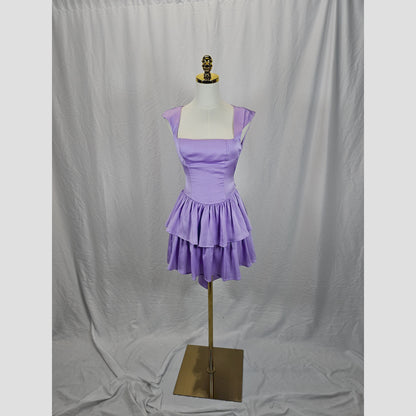 Chic Lavender Tiered Mini Dress - Perfect for Spring & Summer