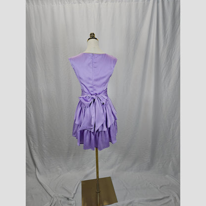 Chic Lavender Tiered Mini Dress - Perfect for Spring & Summer