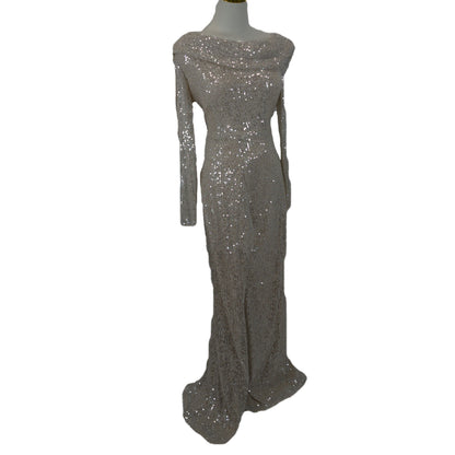 Dazzling Silver Sequin Jumpsuit for Unforgettable Evenings