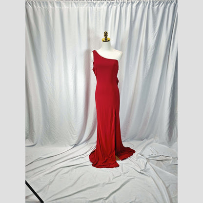 Dramatic Scarlet Backless Gown: Unleash Your Inner Diva