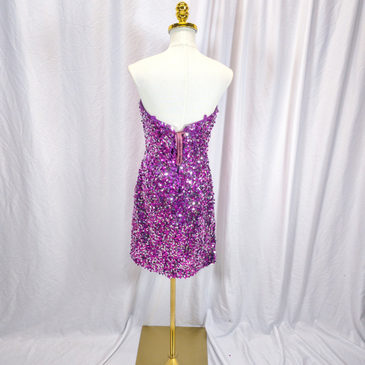 Dazzling Purple Sequin Dress - Ignite Your Night!