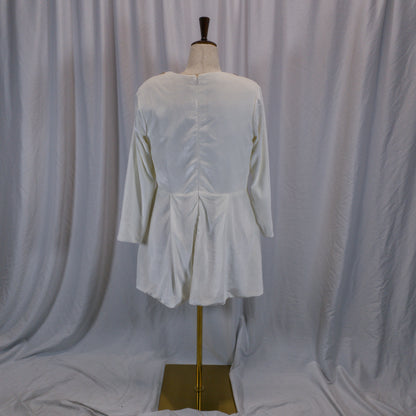Dazzling White Embellished Dress for Unforgettable Moments
