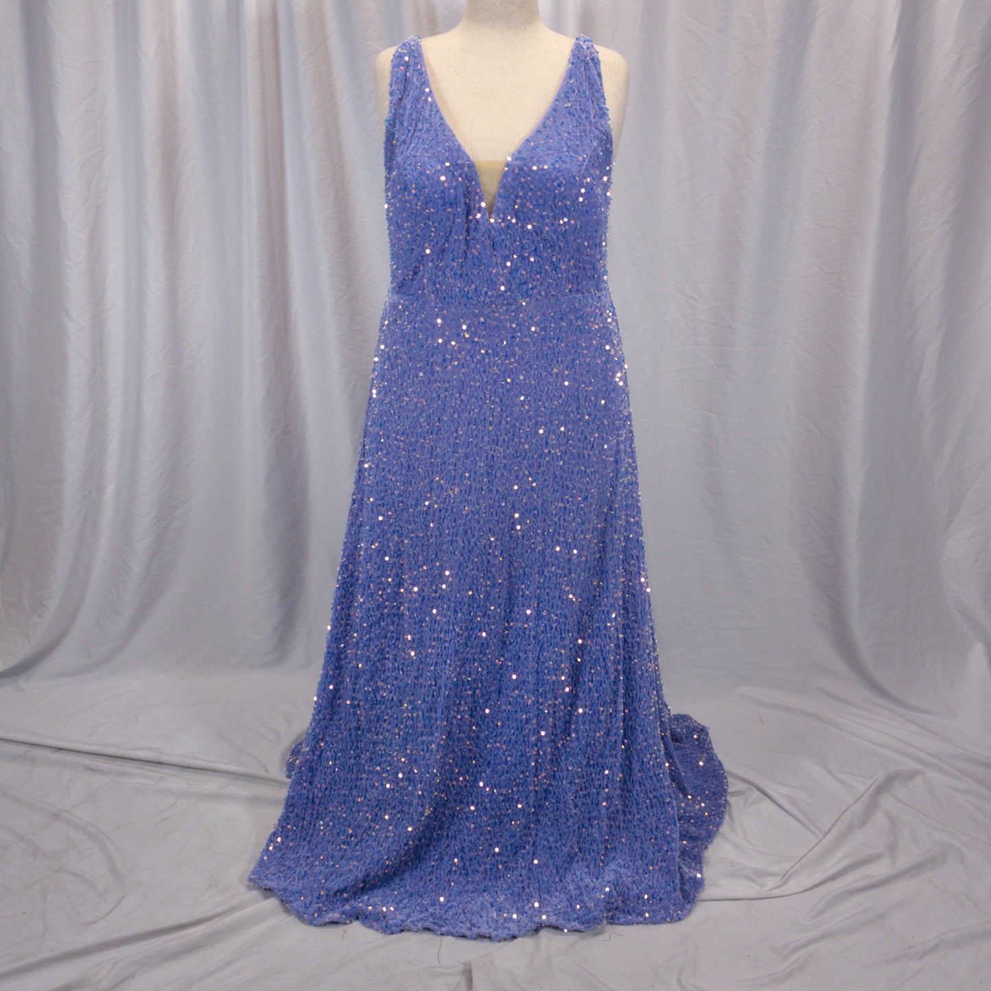 Dazzling Midnight Sequin Gown: Show-Stopping Glam