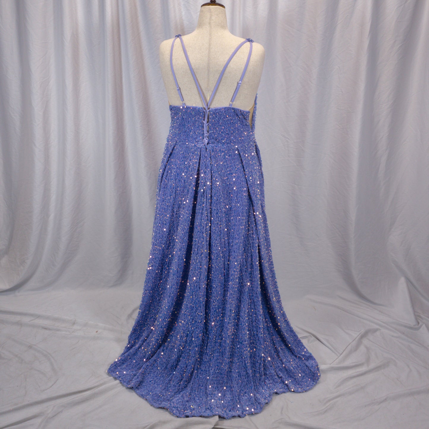 Dazzling Midnight Sequin Gown: Show-Stopping Glam
