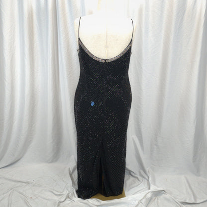 Dazzling Black Sequin Gown for Show-Stopping Nights