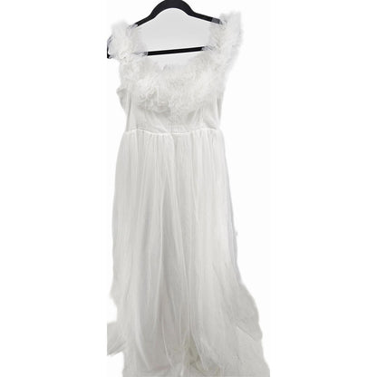 Ethereal Ruffle Formal Dress - Float Like a Cloud!