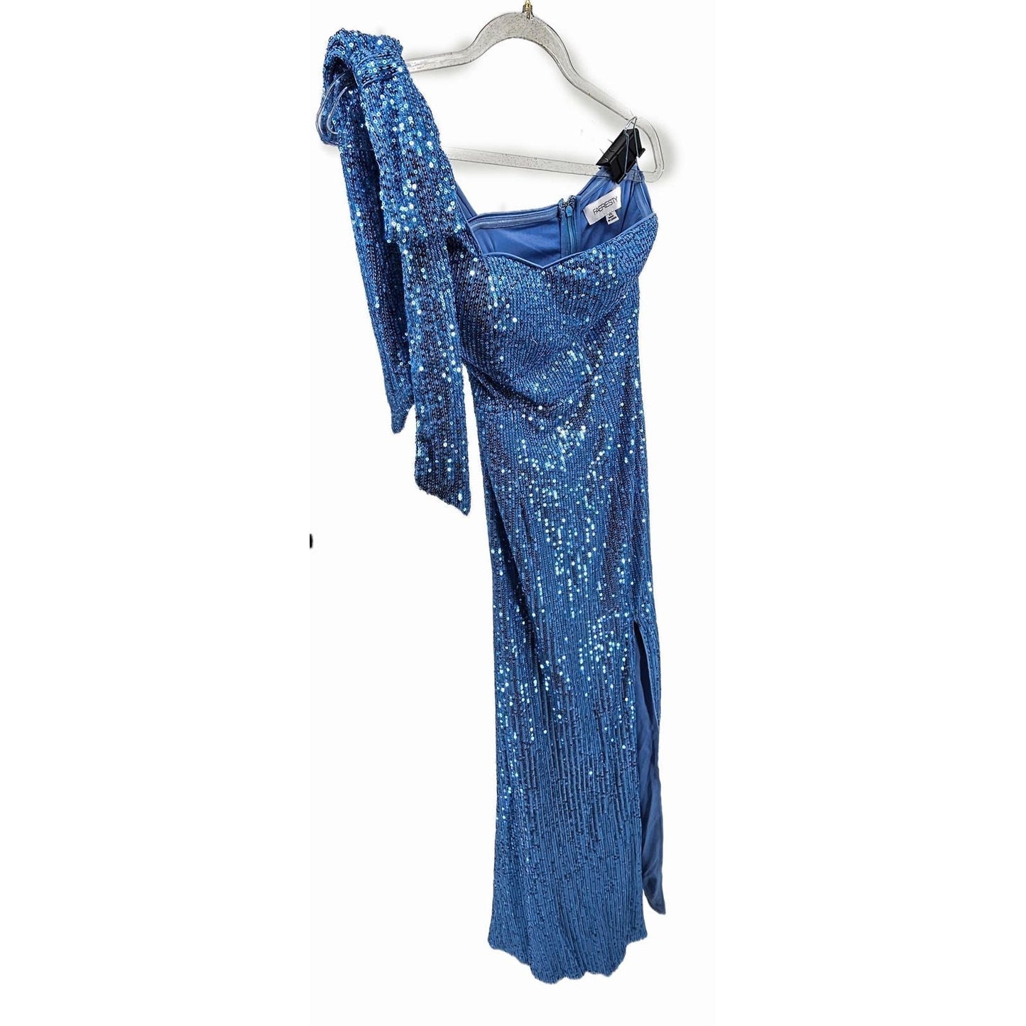 Twinkling Dreams One-Shoulder Sequin Dress