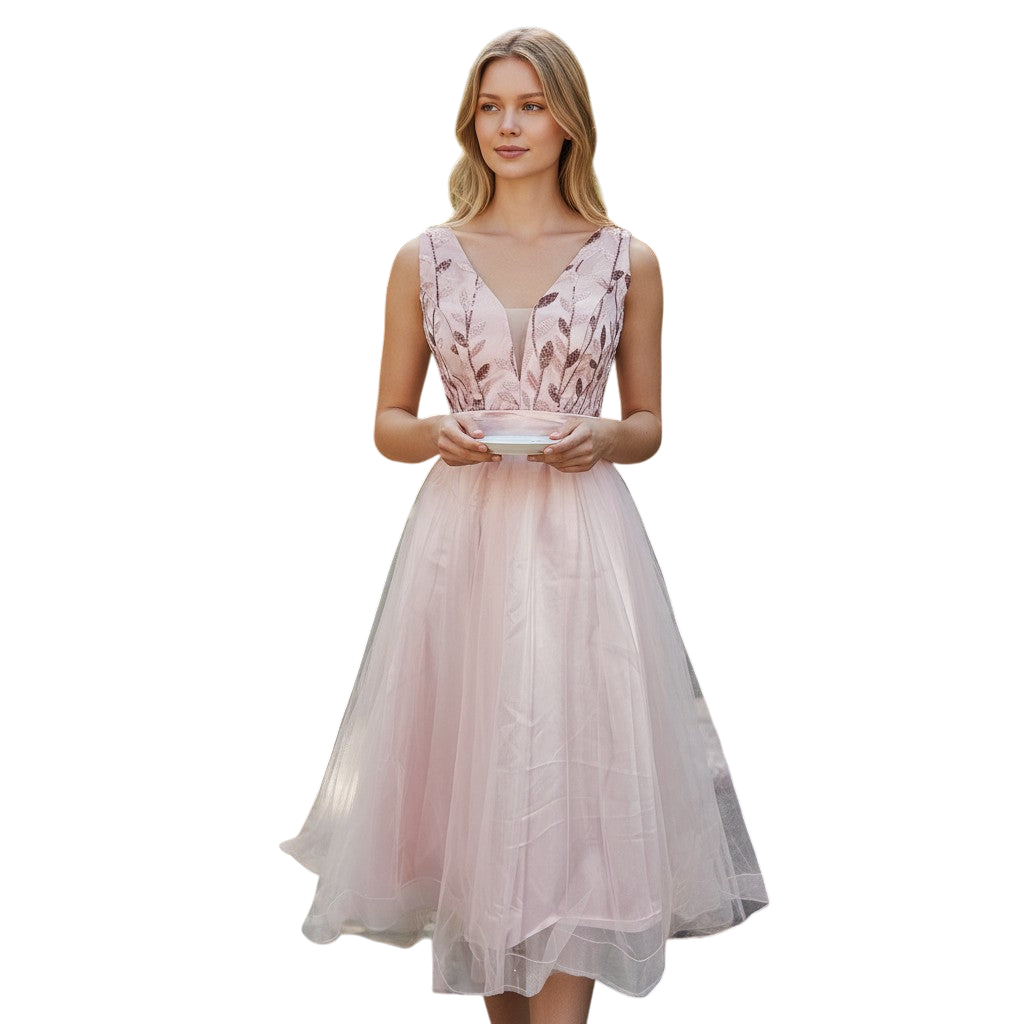 Blush Blossom Party Dress: Dance Like Everyone's Watching
