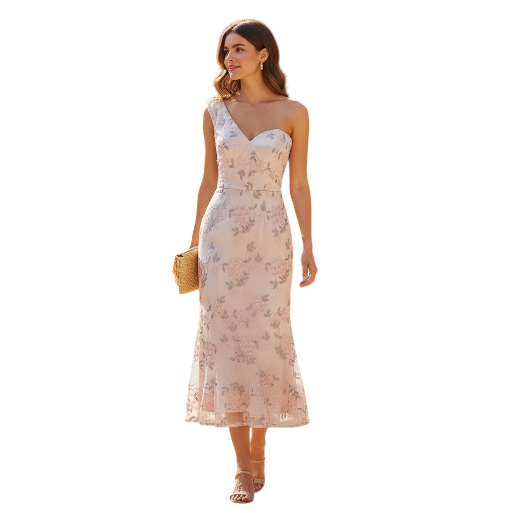Whimsical Blooms Evening Gown: Elegance Meets Playfulness
