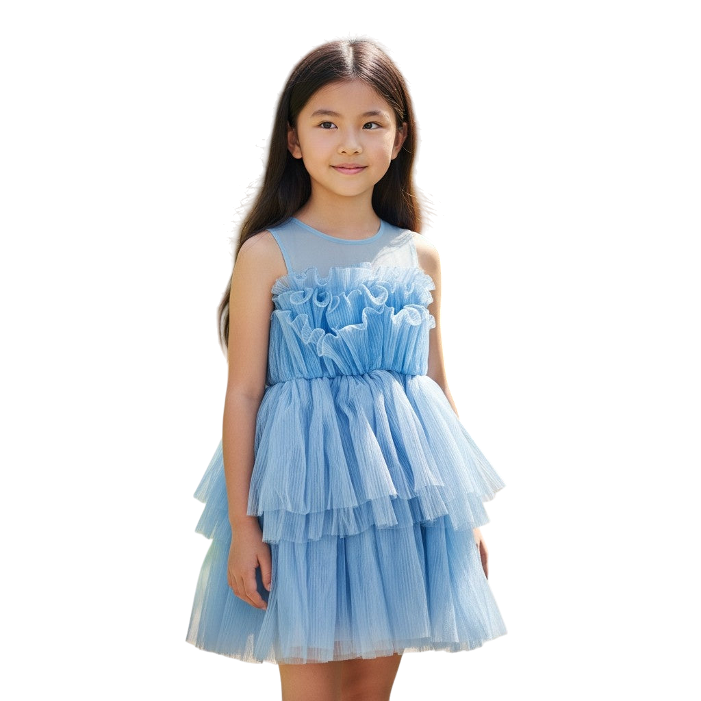 Cotton Candy Dreams Ruffled Dress: Sweeten Your Style!