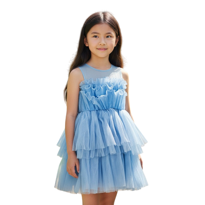 Cotton Candy Dreams Ruffled Dress: Sweeten Your Style!