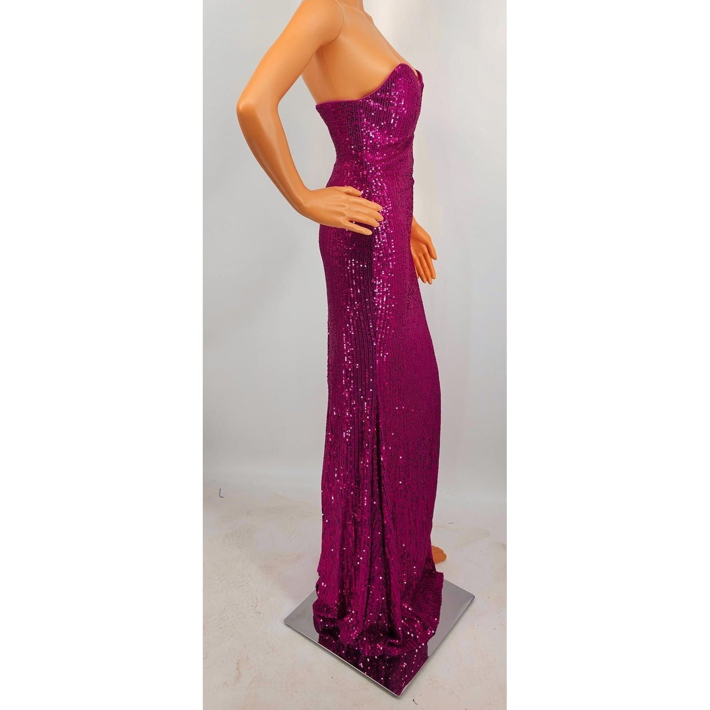 Sparkle Like You Mean It Strapless Sequin Gown