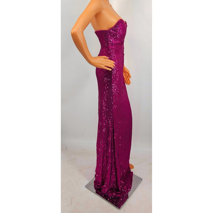 Sparkle Like You Mean It Strapless Sequin Gown