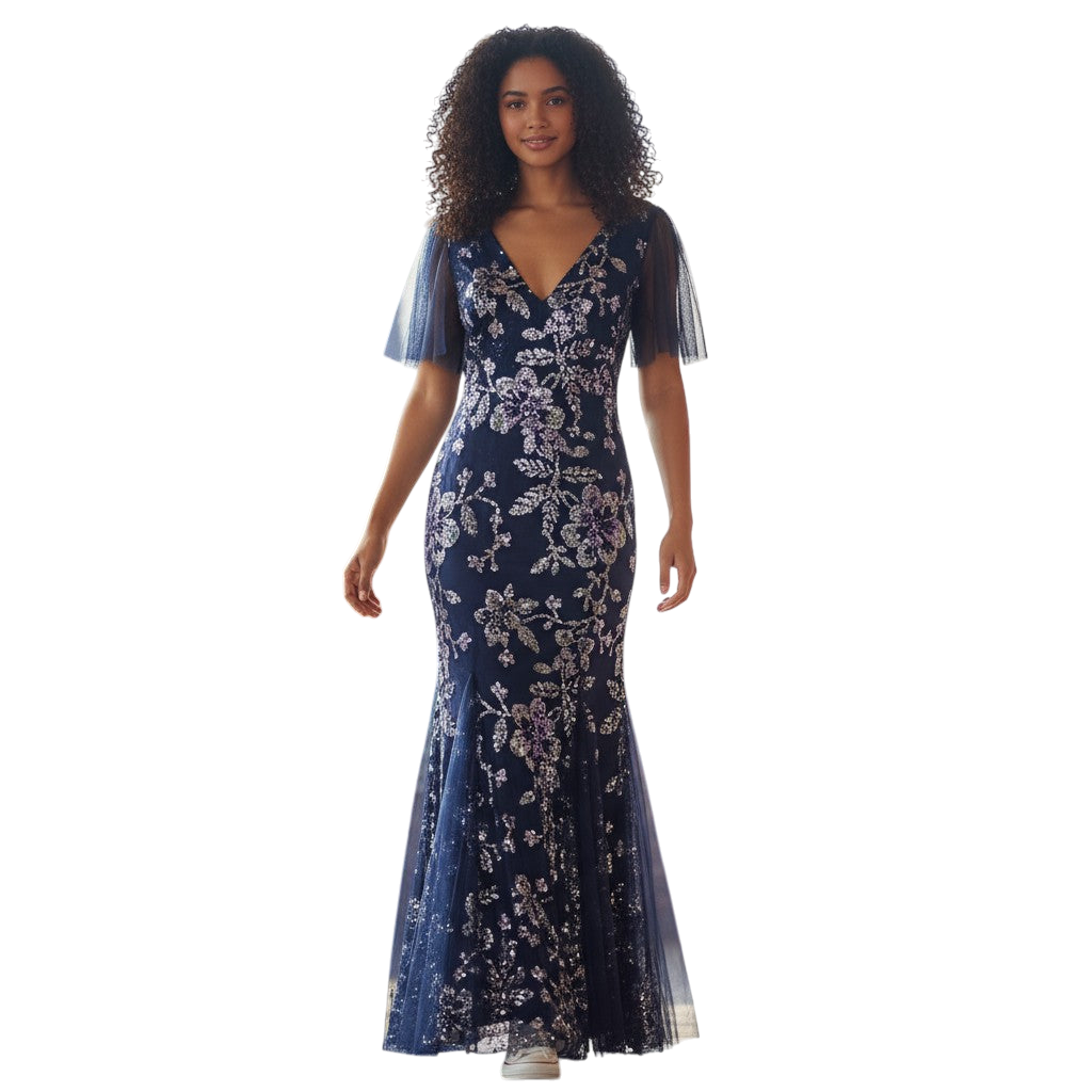 Enchanted Nightfall Sequin Gown