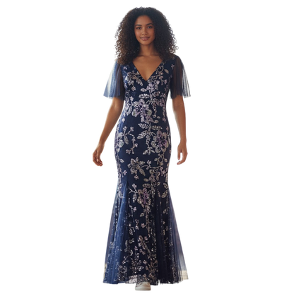 Enchanted Nightfall Sequin Gown