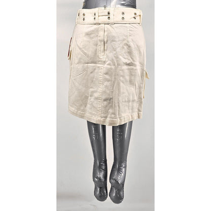 Denim Cargo Skirt w Utility Meets Style!