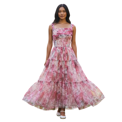 Petal-Powered Party Dress: A Flirty Floral Fantasy