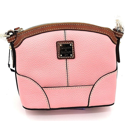 Pebbled Leather Crossbody Handbag - Elegant & Cheeky