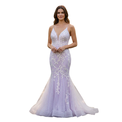 Lavender Dreamwave Gown: Turn Heads & Hearts!