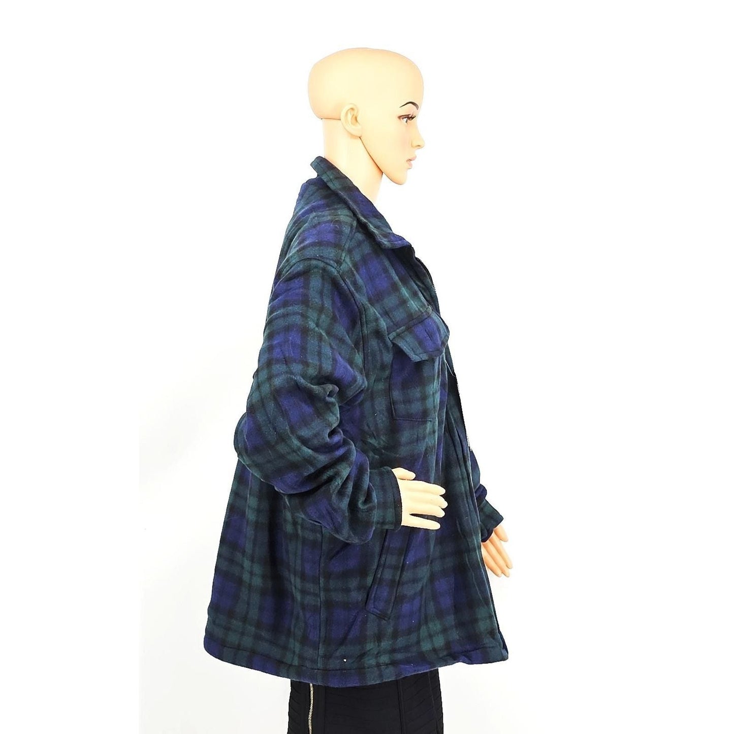 Tartan Sherpa Jack Black Watch - Cozy Plaid Adventure Buddy