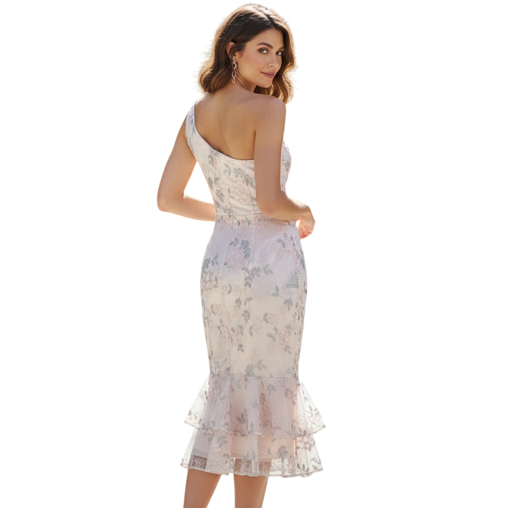 Whimsical Blooms Evening Gown: Elegance Meets Playfulness