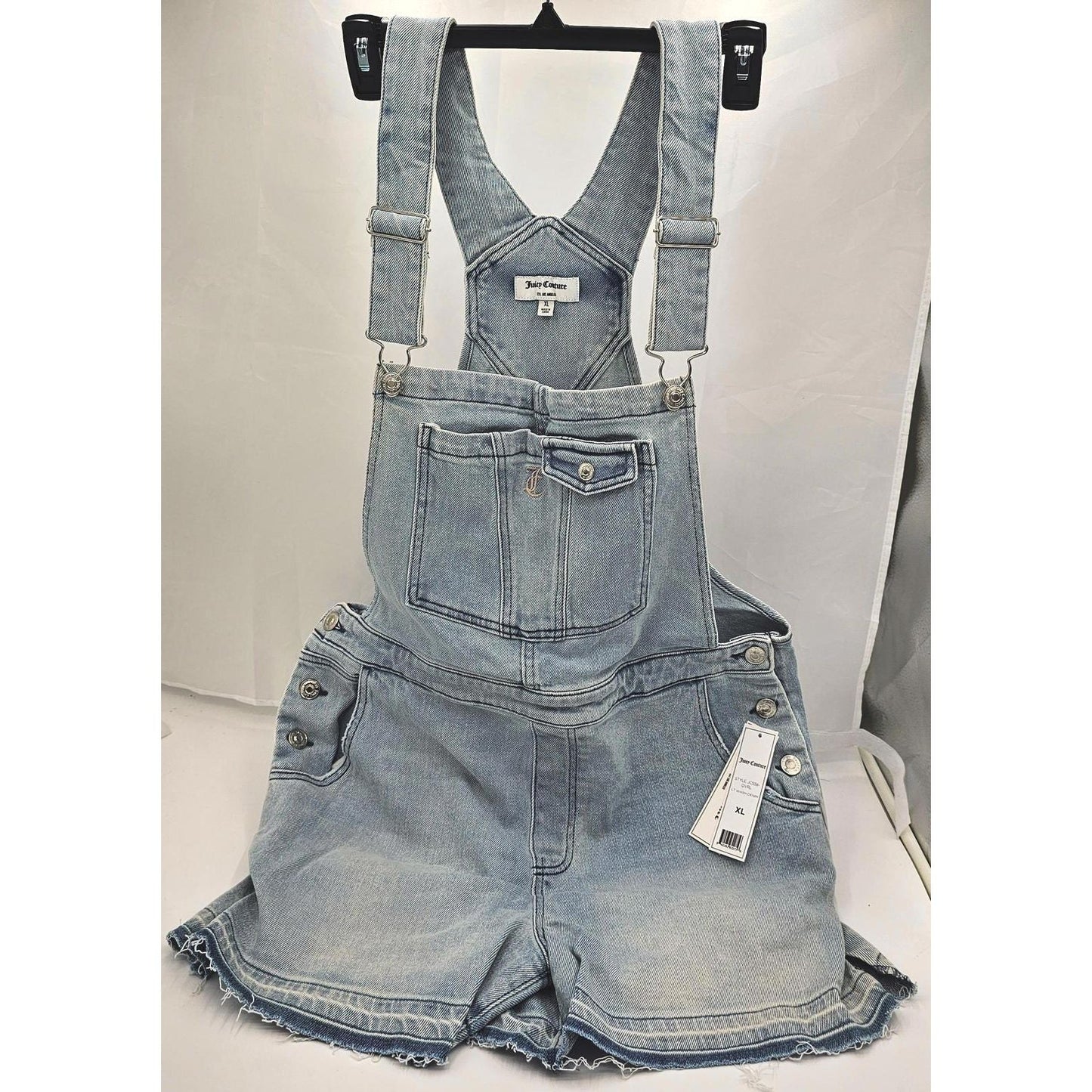 Light Wash Short Overalls - Ready for Adventure!