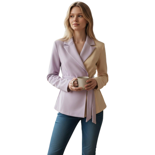 Two-Tone Tango Wrap Jacket