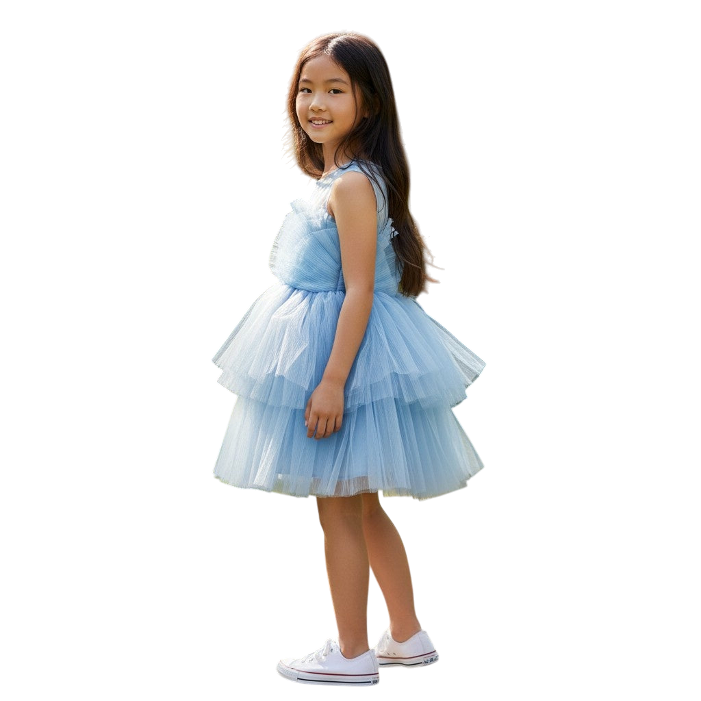 Cotton Candy Dreams Ruffled Dress: Sweeten Your Style!