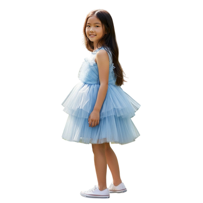 Cotton Candy Dreams Ruffled Dress: Sweeten Your Style!