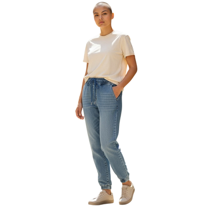 Light Wash Distress Straight Leg - Your New Lazy Day Bestie