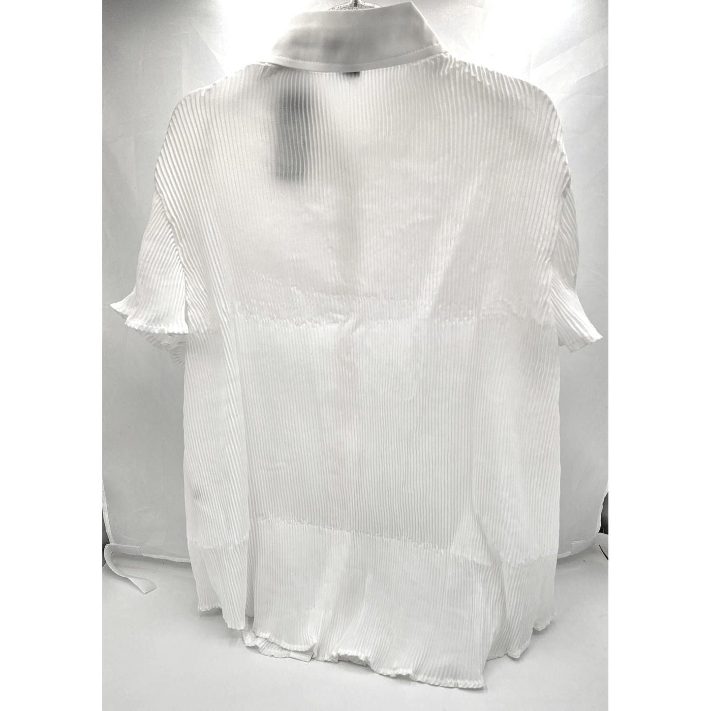 PrettyLittleThing Chiffon Chic Pleated Blouse - Look Like a Million Bucks/8