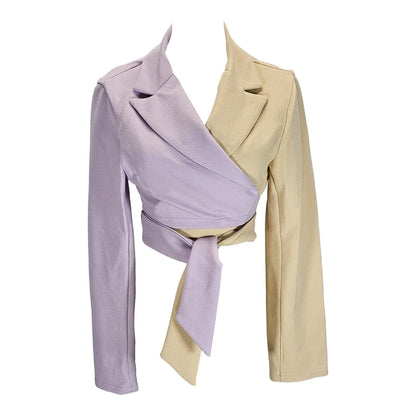 Shein Two-Tone Tango Wrap Jacket/L