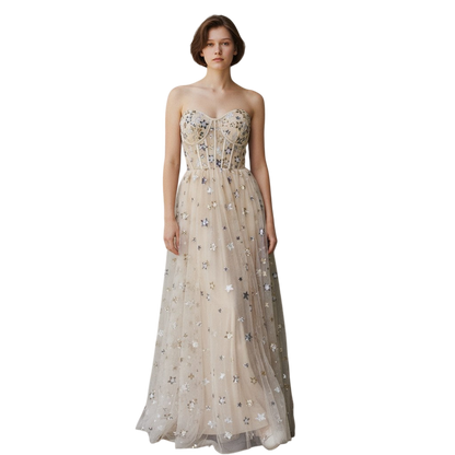 Starlit Dream Gown: Dance Among the Stars