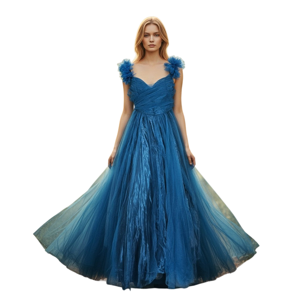 Cinderella Blues: Transformative Tulle Delight