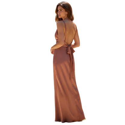 Satin Siren: The Dress That Turns Heads Faster Than You Can!