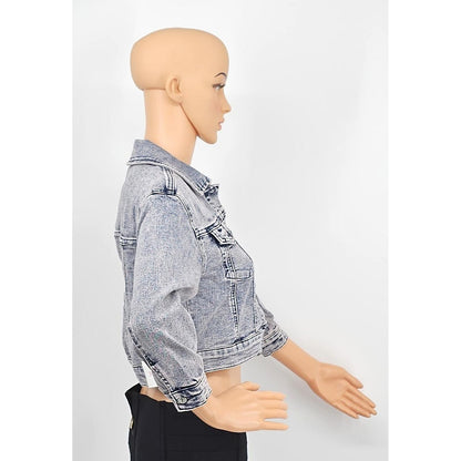Cropped Pink Acid Wash Denim Jacket - Because Basic is Boring