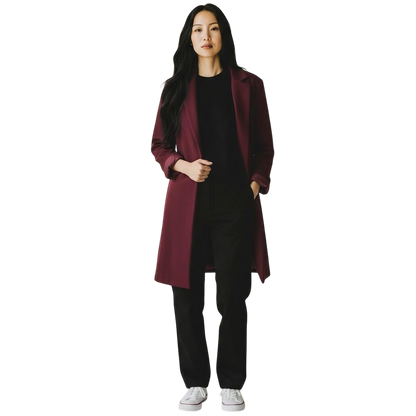 Chic Long Women's Coat - Your New Favorite Layer